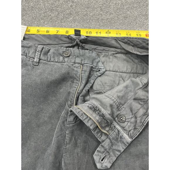 James Perse Corduroy Chino Pants 36 Work Italy Made Casual Utility Preppy Black - Picture 4 of 13